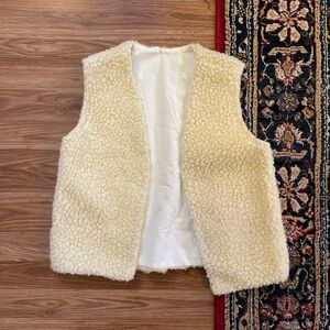 Vintage Handmade Sherpa/Faux Fur Vest